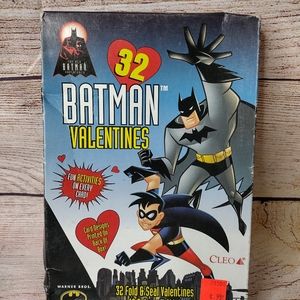 Batman 32 Valentines cards Vintage 1999 Cleo Warner bros
